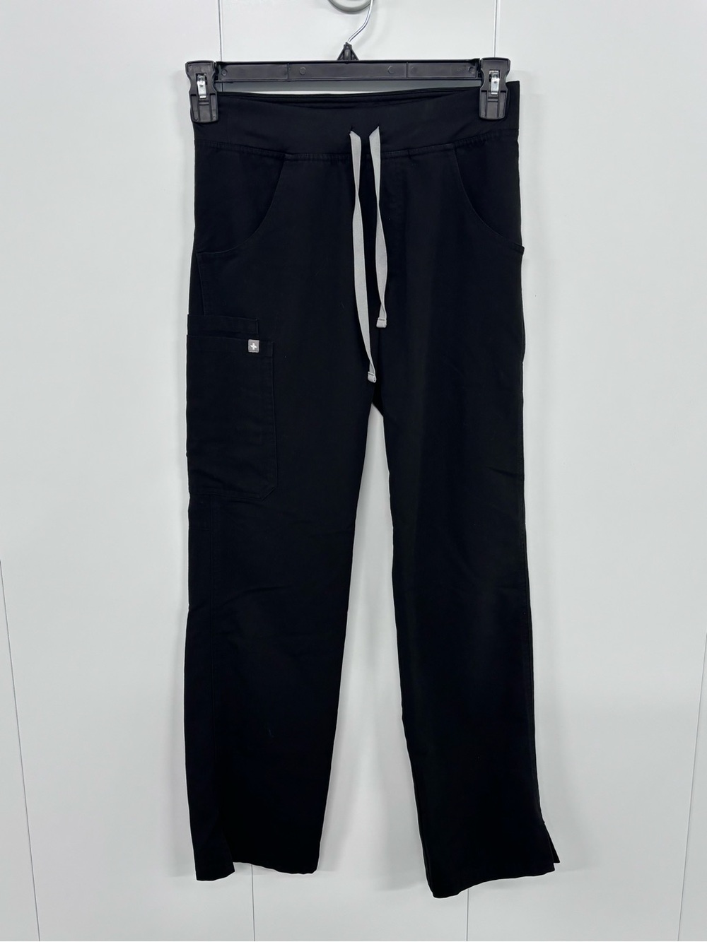 FIGS Zamora Jogger Scrub Pants Black Women's Size XS Technical Collection